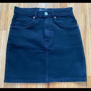 Black Jean Zara Skirt